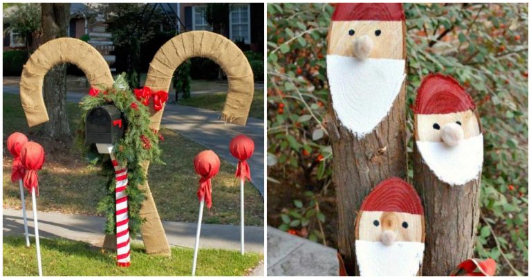 21 DIY Outdoor Christmas Decorations To Spread Joy And Uplift Your Mood