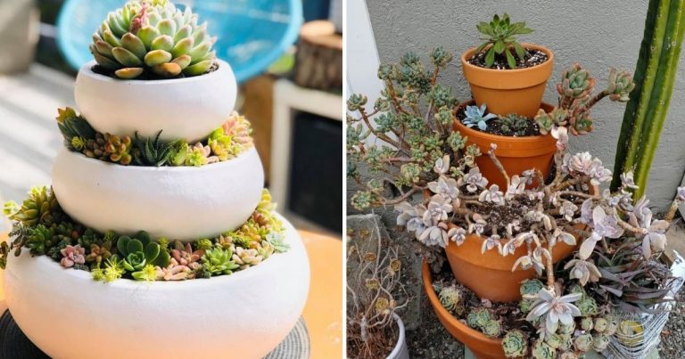 25 Creative Tiered-Planter Ideas