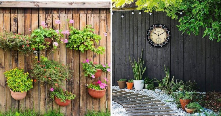 20 Innovative Decorating Ideas For Your Fence