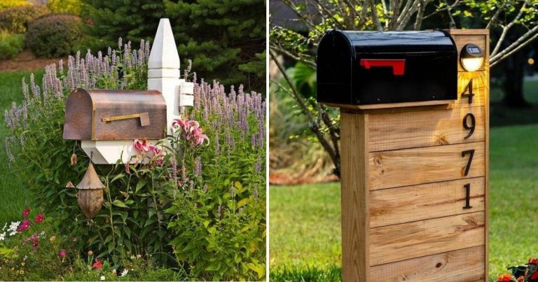 30 Mailbox Landscaping Ideas To Transform Your Home’s Exterior