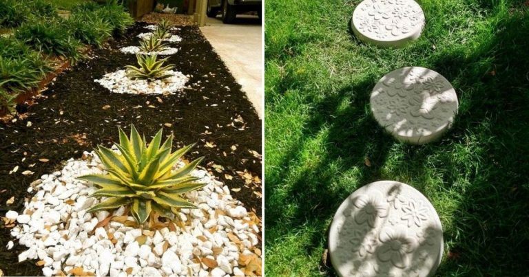 30 White Rock Landscaping Ideas For A Zen, Modern, Or Colorful Garden