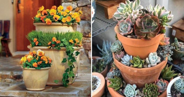 33 Tiered Planter Ideas To Create A Stunning Vertical Garden
