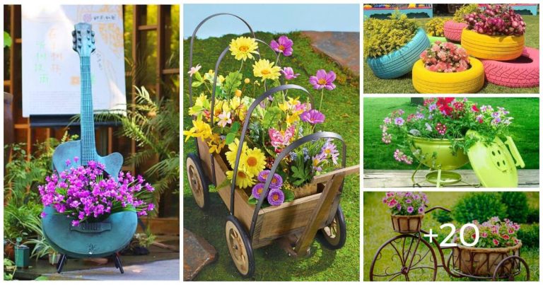 Revamp Your Front Yard With 25 Repurposed Creative Decorating Front Yard Ideas