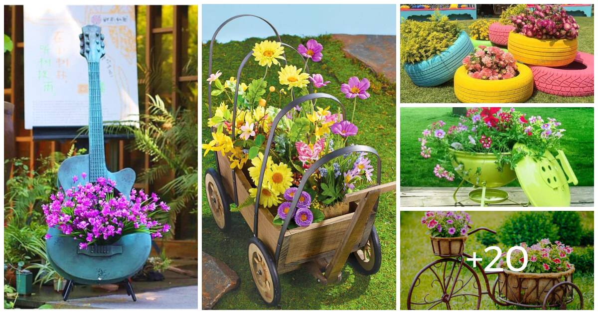 Revamp Your Front Yard With 25 Repurposed Creative Decorating Front Yard Ideas