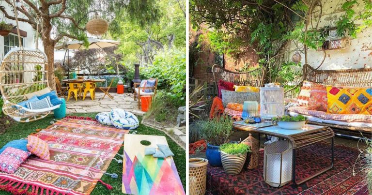17 Absolutely Dreamy Bohemian Garden Design Ideas