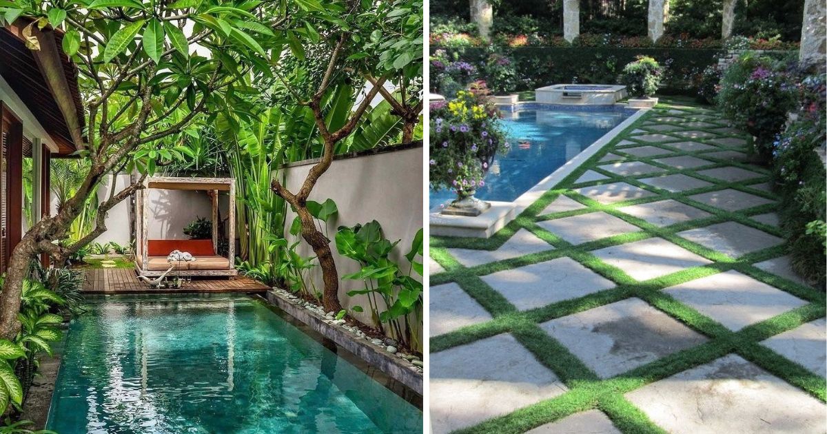 28 Appealing Swimming Pool Landscaping Ideas