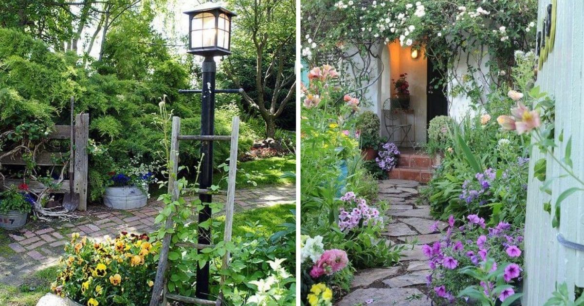 20 Charming Cottage Garden Entryway Ideas