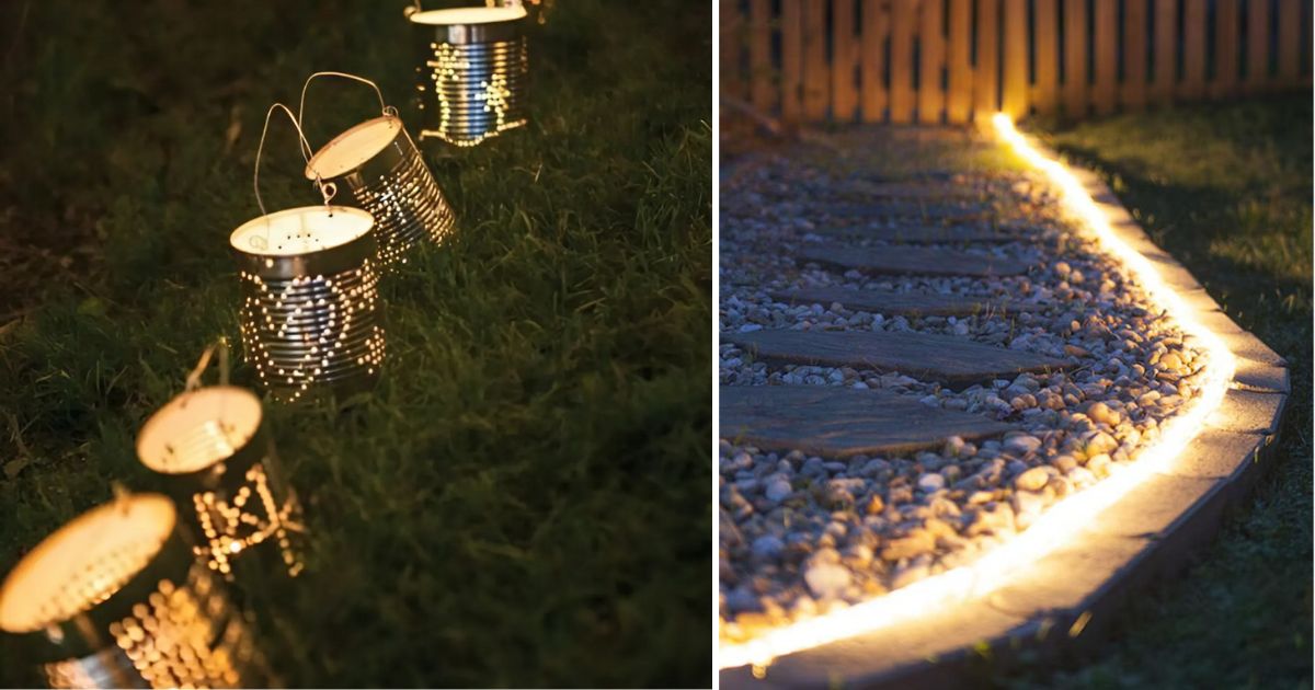Creative DIY Glow Ideas To Lighten Up The Garden In The Evening