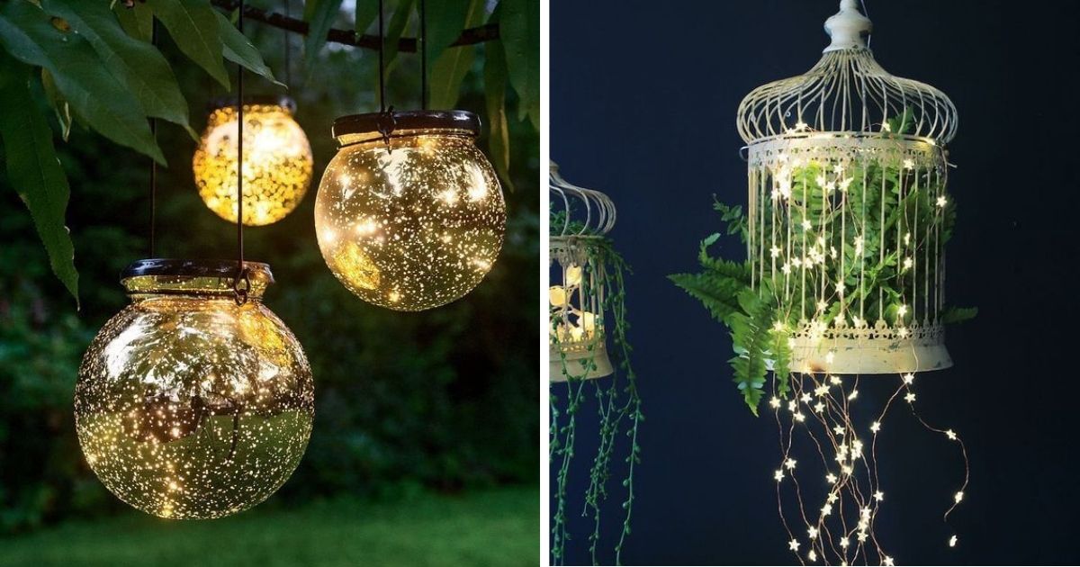 21 DIY Fairy Light Ideas To Liven Up Your Garden In The Dark Of The Evening