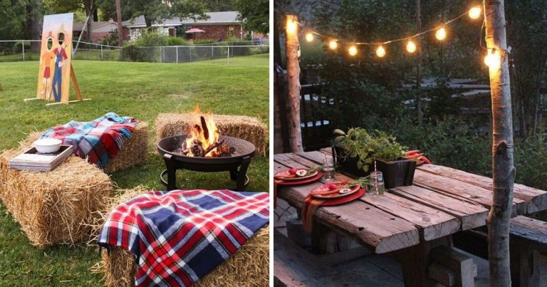19 DIY Garden Seating Ideas That Brighten Up Your Garden