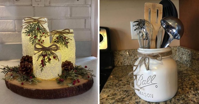 24 DIY Mason Jar Ideas For The Home And Garden