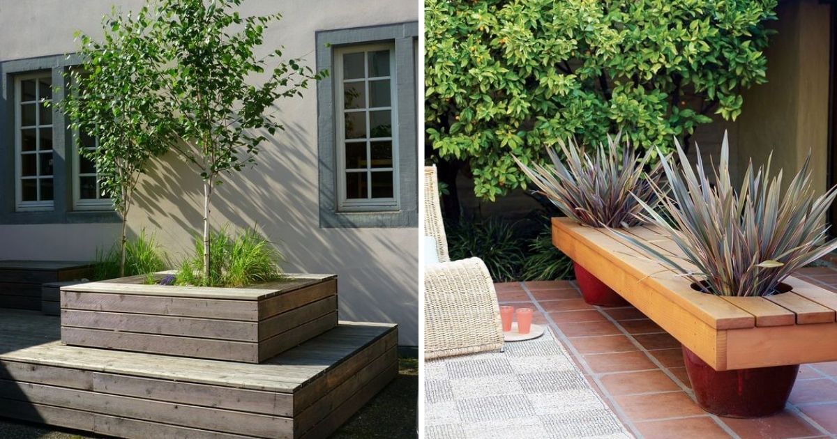 16 DIY Planter Bench Ideas