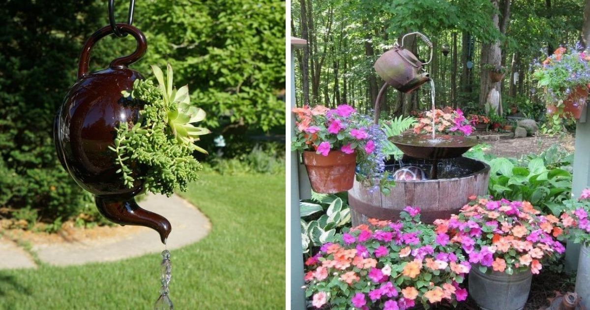 16 DIY Teapot Ideas For Garden