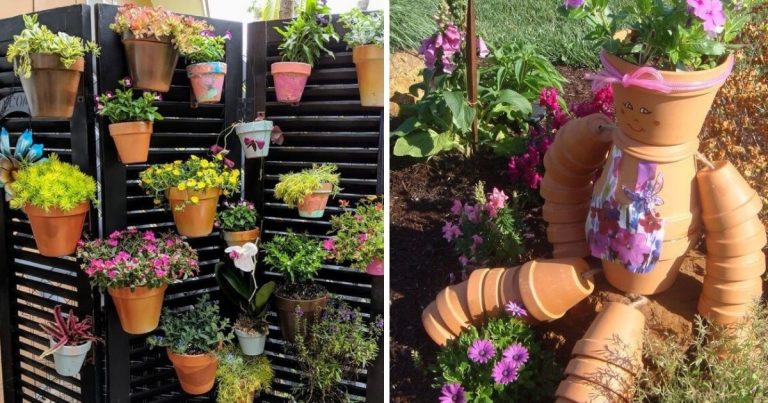 26 DIY Terra Cotta Pot Planter Ideas