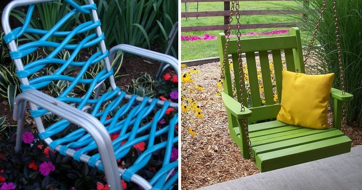 Easy And Cheap DIY Garden Chair Ideas
