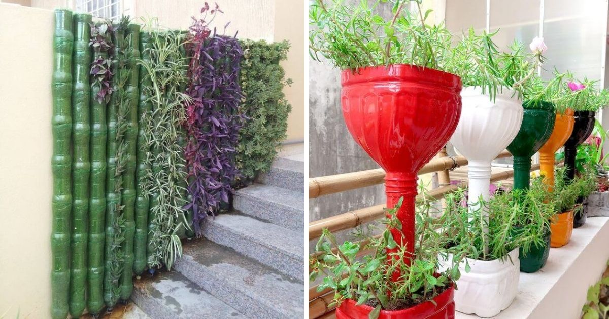 49 Easy And Fun DIY Plastic Bottle Planters