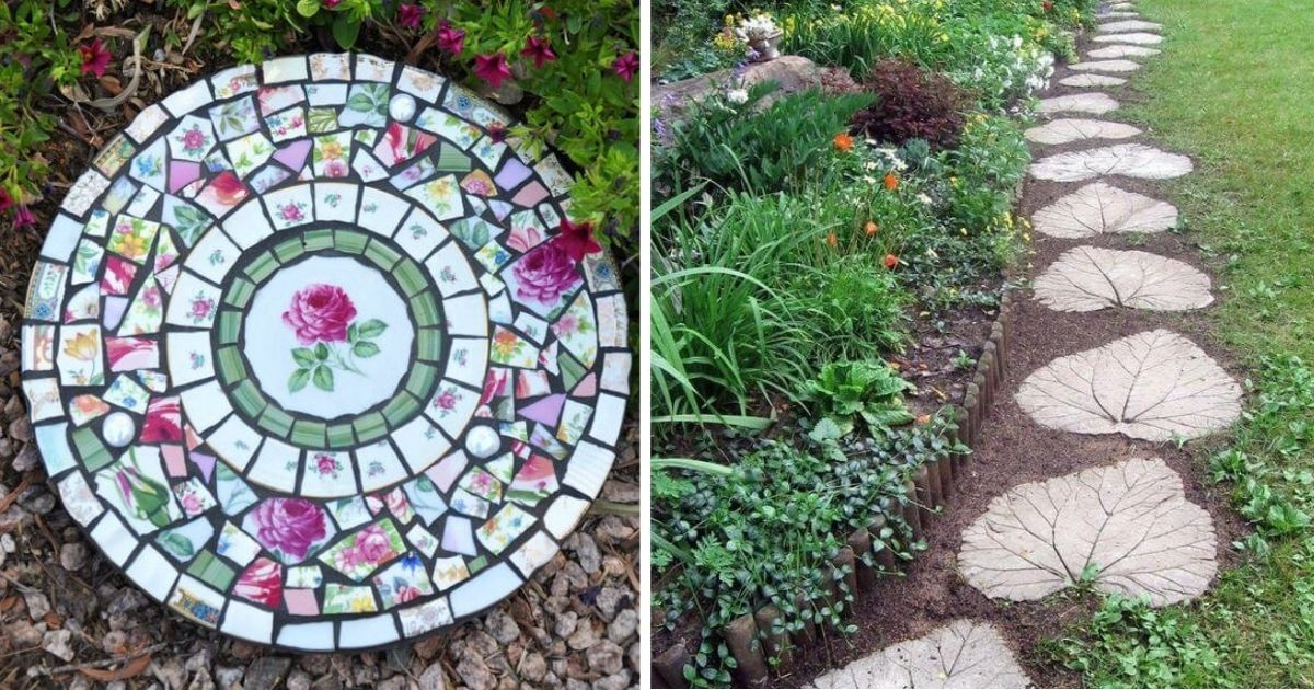 18 Easy DIY Stepping Stone Ideas