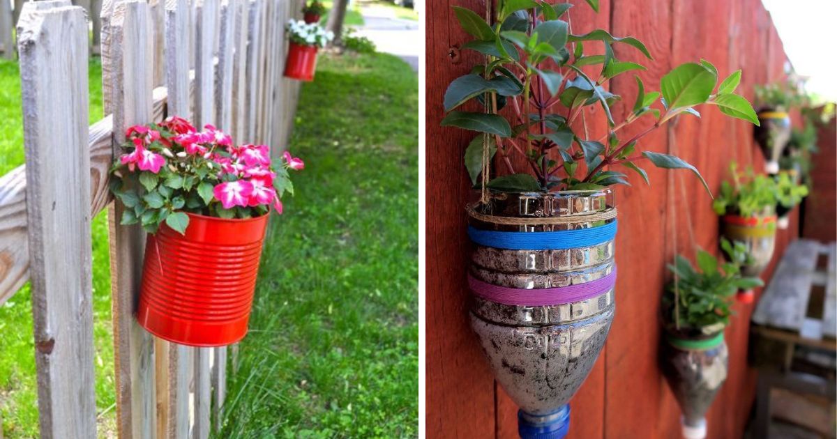 19 Easy-To-Make DIY Fence Planter Ideas