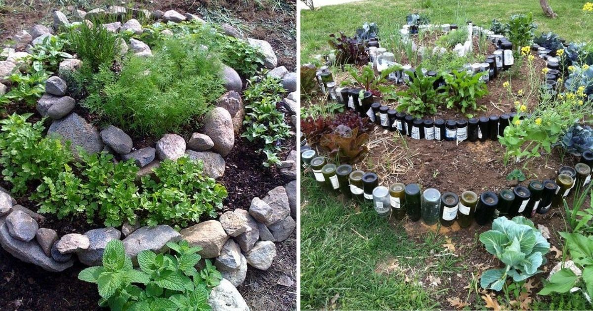 Easy-To-Make Spiral Garden Ideas