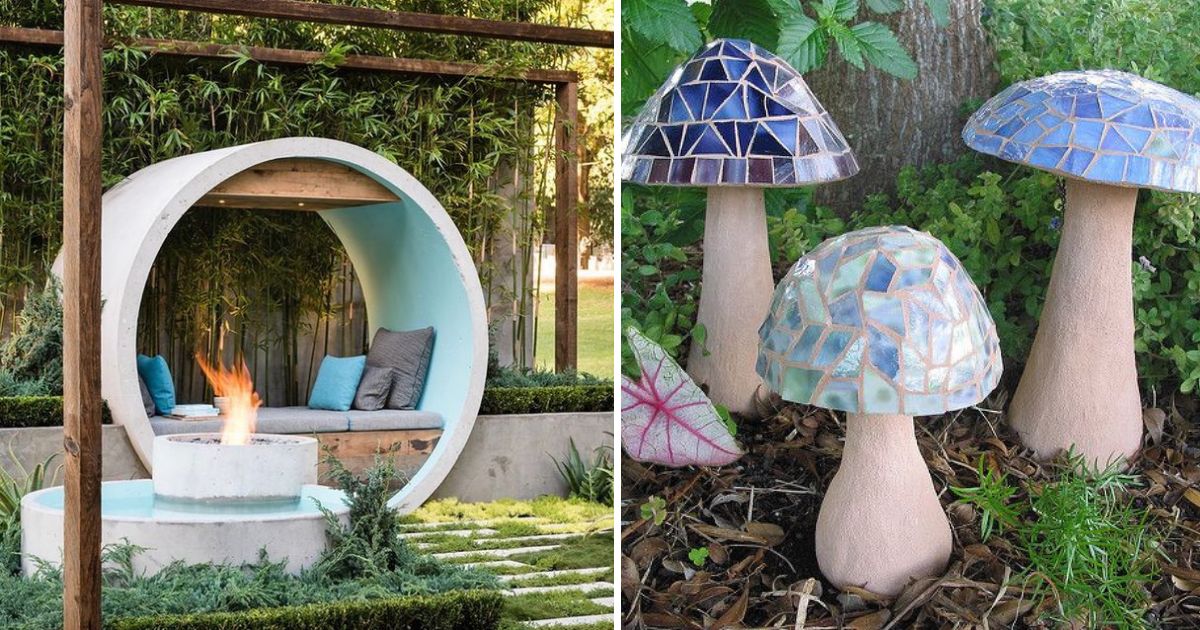 Eye-catching DIY Concrete Projects To Liven Up Your Garden