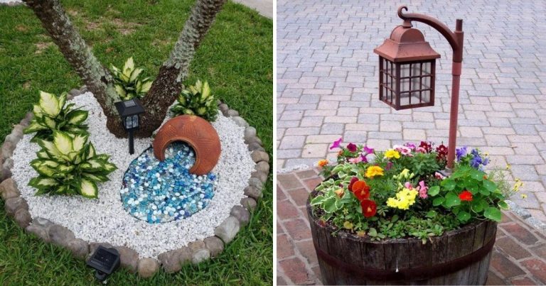 28 Flower Bed Ideas Made From Cheap Materials