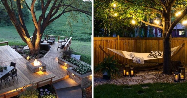 29 Ideas For Landscaping Around Trees