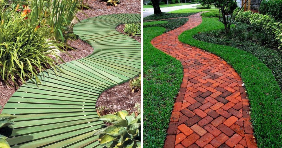 22 Inspiring Long Garden Path Pictures