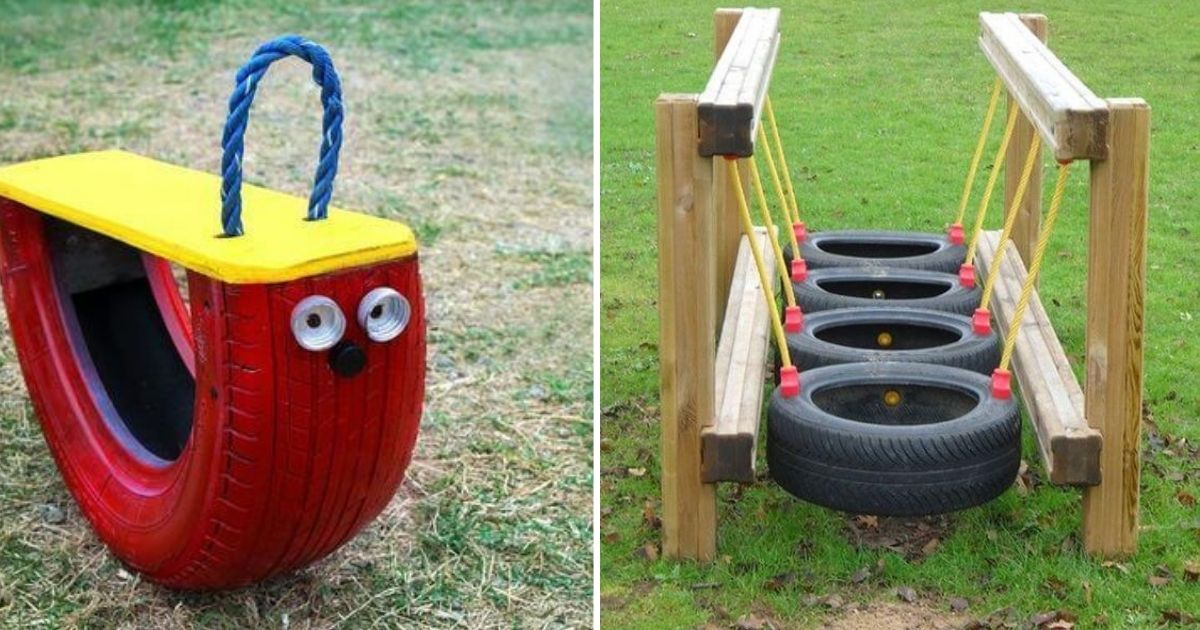 25 Kid Play Ideas With Old Tires