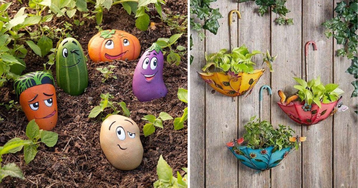 20 Lovely and Cool Rainbow Garden Ideas