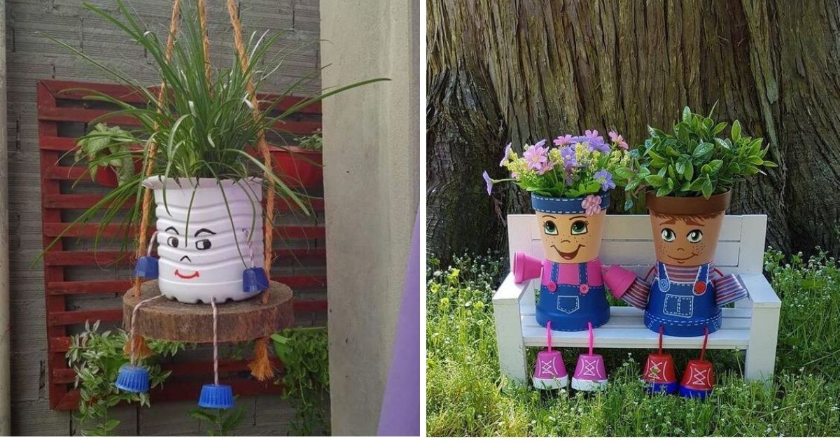 23 Low-budget DIY Garden Pots To Decorate Your Outdoor Spaces