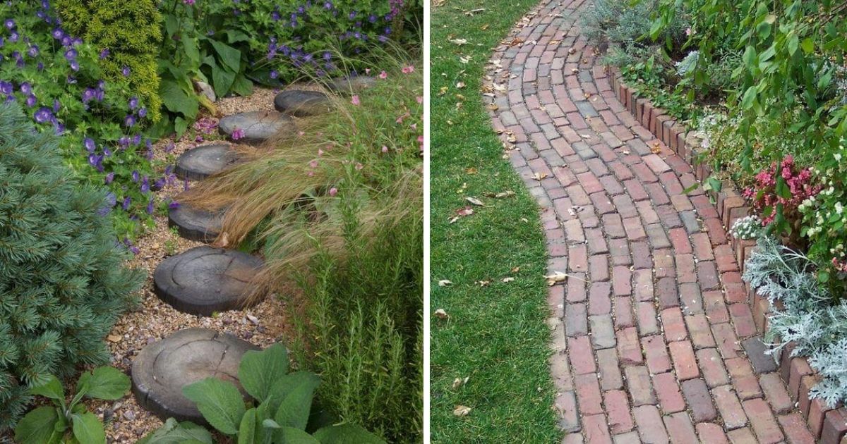 10 Repurposed Garden Path Ideas