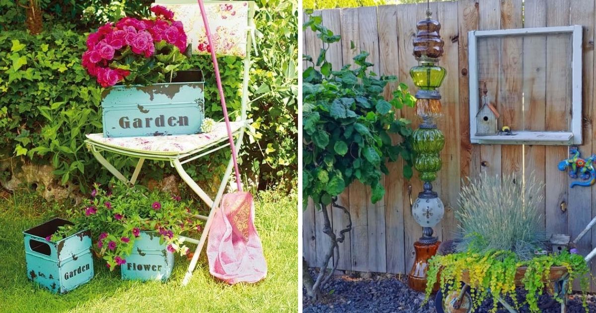 32 Best Vintage Garden Decor Ideas And Designs