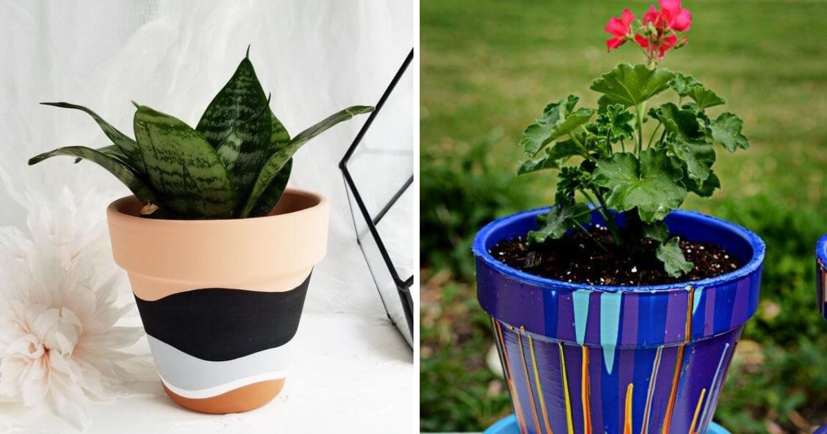 23 Easy Ways To Re-Makeover Your Plant Pots Look So Wow