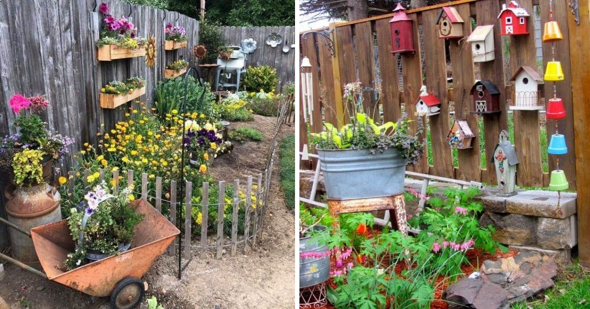 25 Eye-Catching Fence Decorating Ideas To Copy