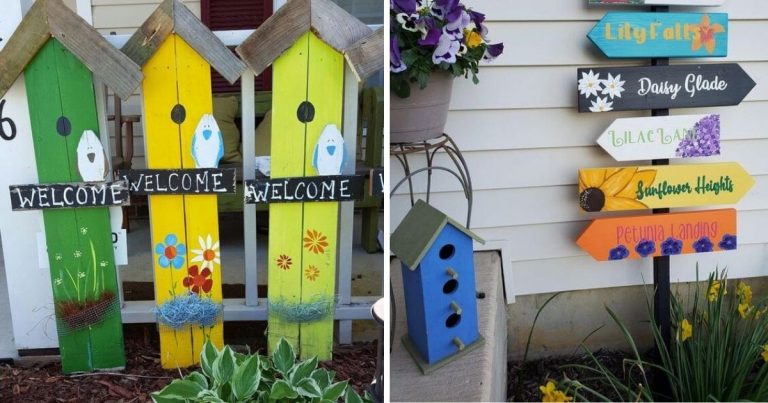 23 Cool Pallet Garden Art Projects