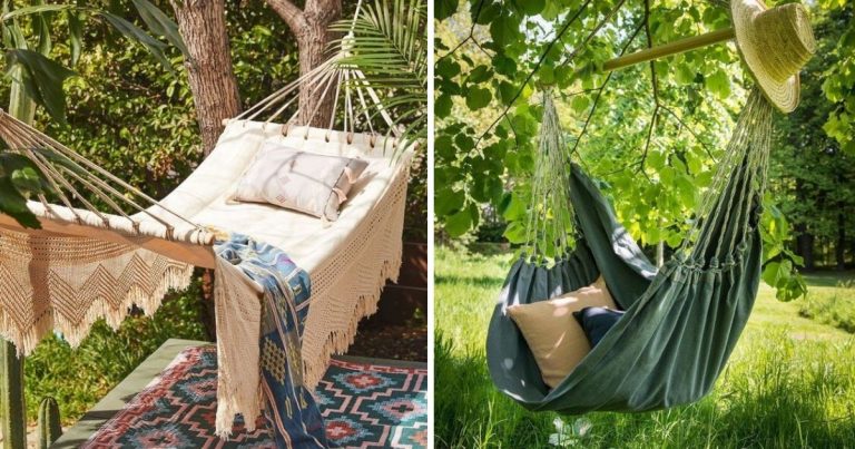 43 Stunning Outdoor Hammock Inspirations For Garden Relaxing