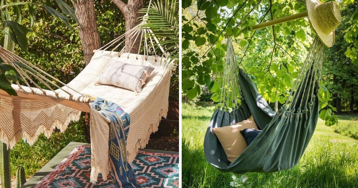 43 Stunning Outdoor Hammock Inspirations For Garden Relaxing