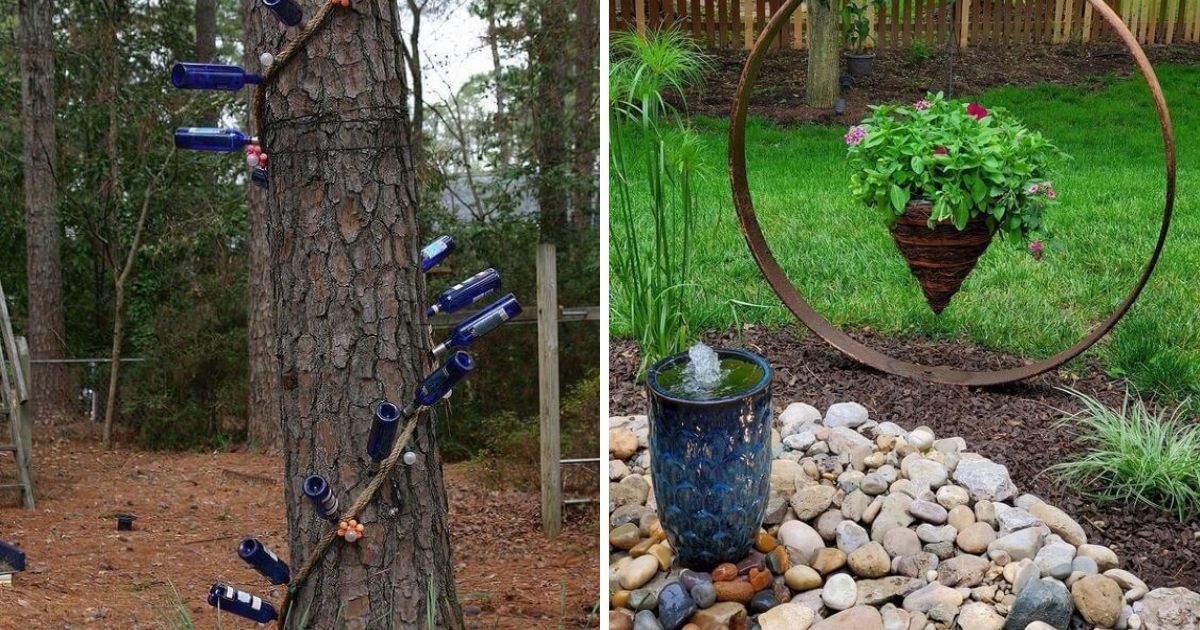 25 Fancy Bottle Garden Focal Points