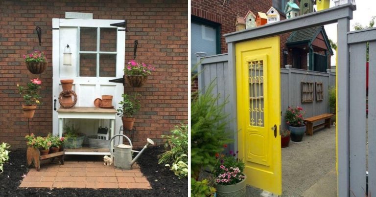 23 Best Old Door Garden Ideas To Boost Your Creativity
