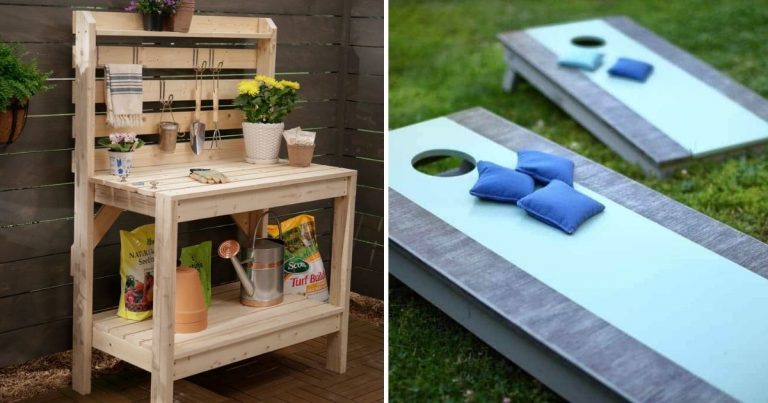 20 Woodworking Projects Outside For Beginners