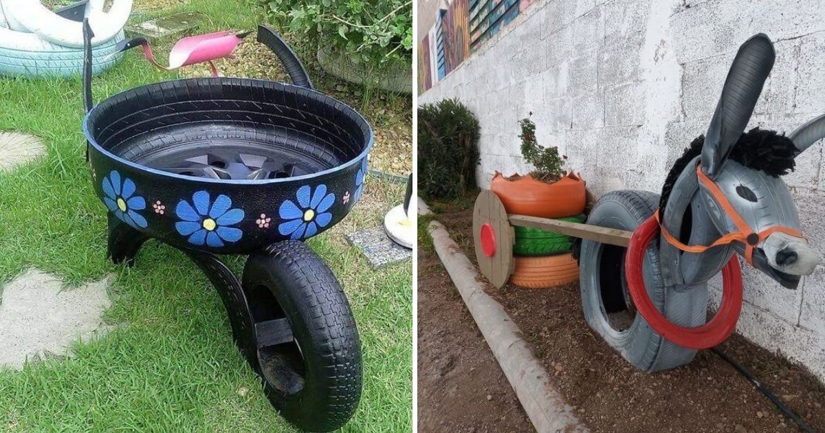29 Unique Ideas Made From Tires To Change The Look Of Your Garden