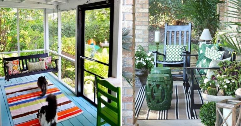 26 Beautiful Porch Projects For The Perfect At-Home Time