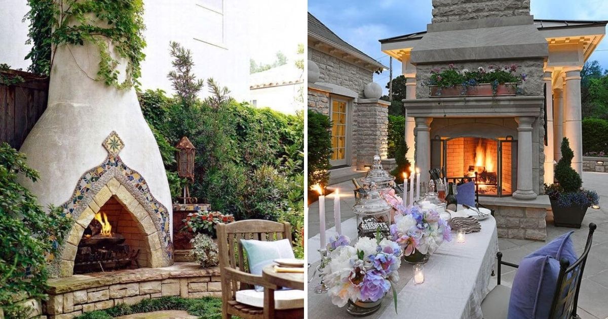 30 Indigenous Outdoor Fireplace Ideas