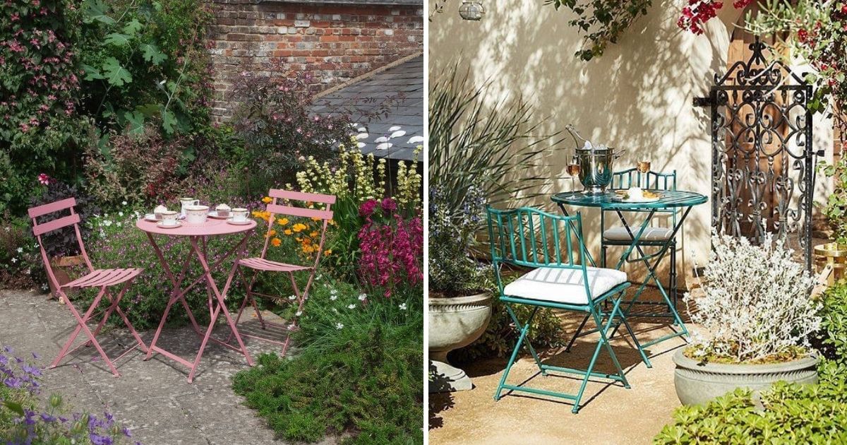 25 Alluring Bistro Set Garden Landscaping Ideas