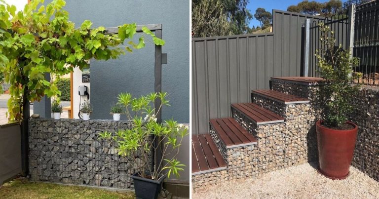 Enhance Your Landscape With These 20 Beautiful Gabion Garden Projects