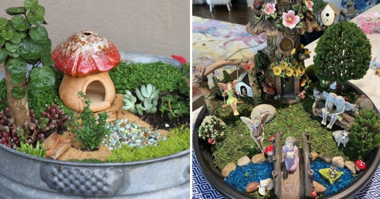 20 Endearing Miniature Fairy Haven Garden Ideas