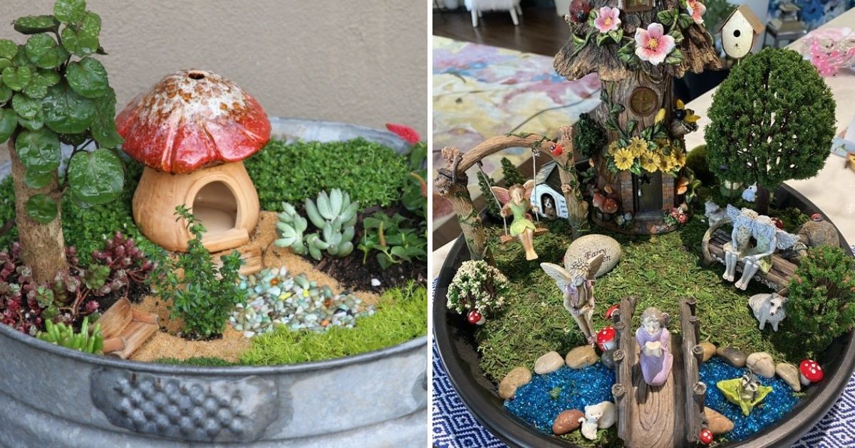 20 Endearing Miniature Fairy Haven Garden Ideas