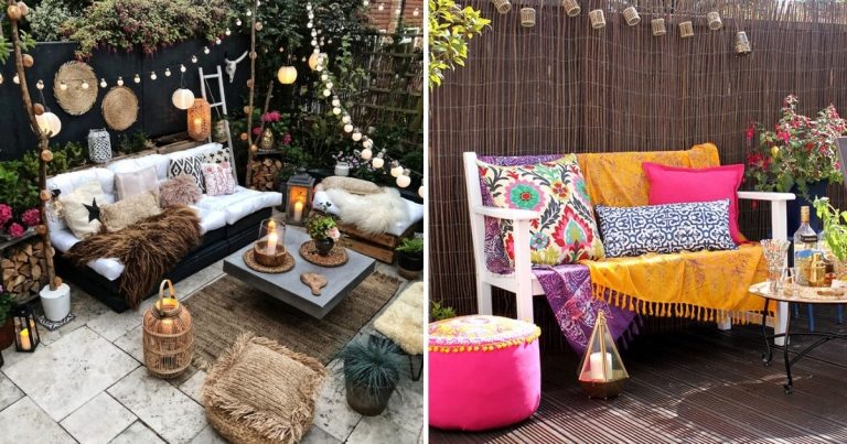 20 Bohemian Garden Ideas For Upcycled Beauty