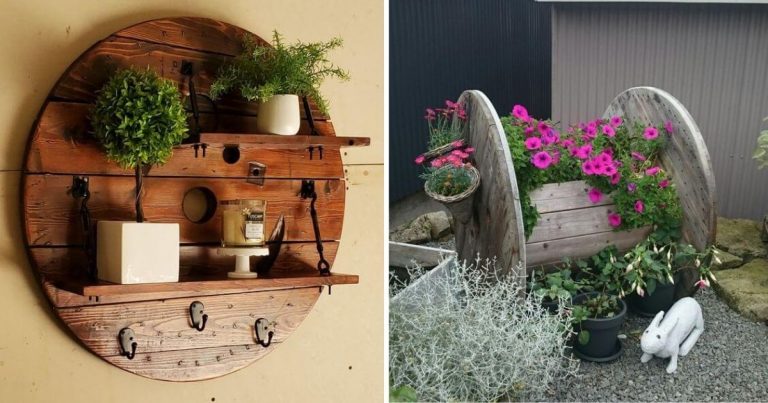 25 Recycled Cable Spool Ideas For Your Home And Garden