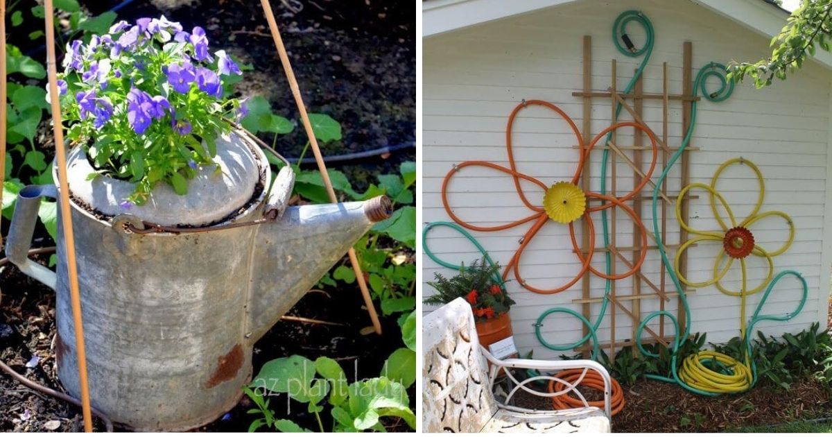 22 Upcycling Garden Tools Into Outdoor Decoration Projects